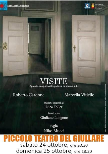 Teatro di prosa a Salerno 1 Locandina "Visite" - Piccolo Teatro del Giullare